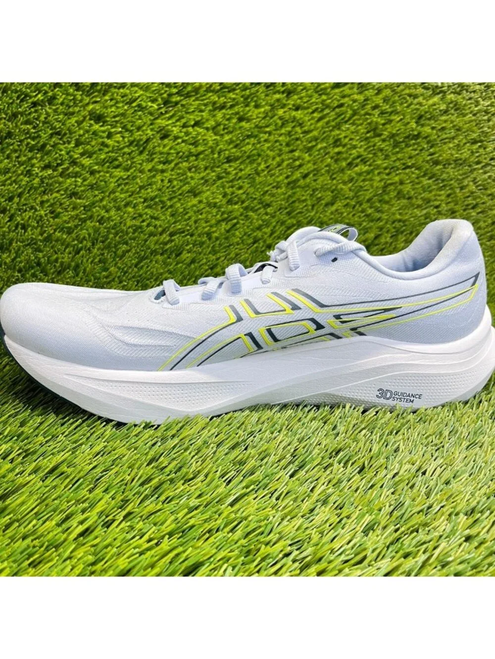 Asics GT-2000 14 Mens Size 12.5 Blue Yellow Athletic Running Shoes Sneakers